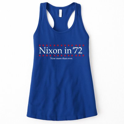 Richard Nixon in 72 Now More than Ever Womens Tank Top