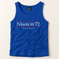 Richard Nixon in 72 Now More than Ever Tank Top