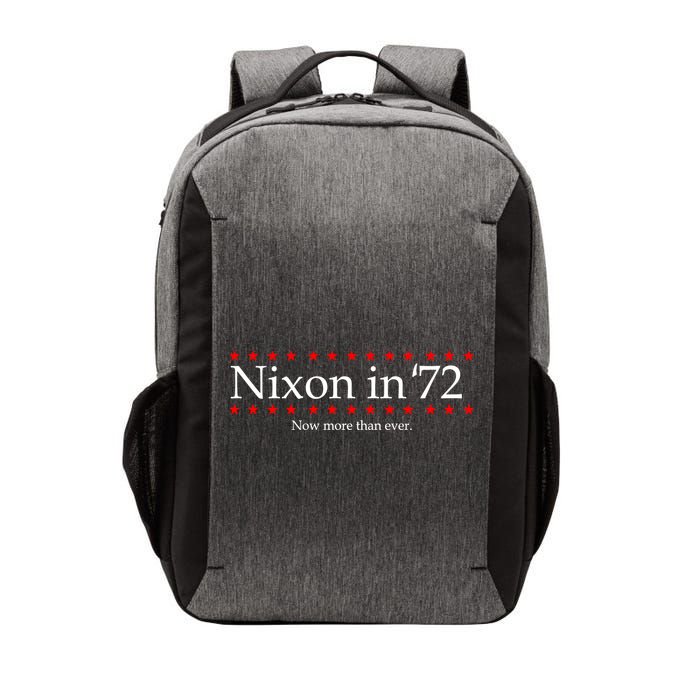 Richard Nixon in 72 Now More than Ever Vector Backpack