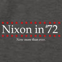Richard Nixon in 72 Now More than Ever Vector Backpack