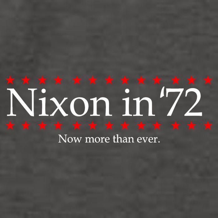 Richard Nixon in 72 Now More than Ever Vector Backpack