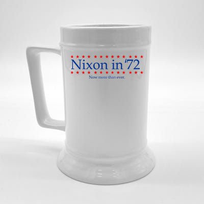 Richard Nixon in 72 Now More than Ever Beer Stein