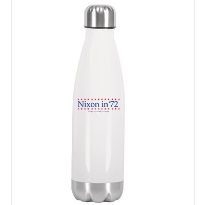 Richard Nixon in 72 Now More than Ever Stainless Steel Insulated Water Bottle