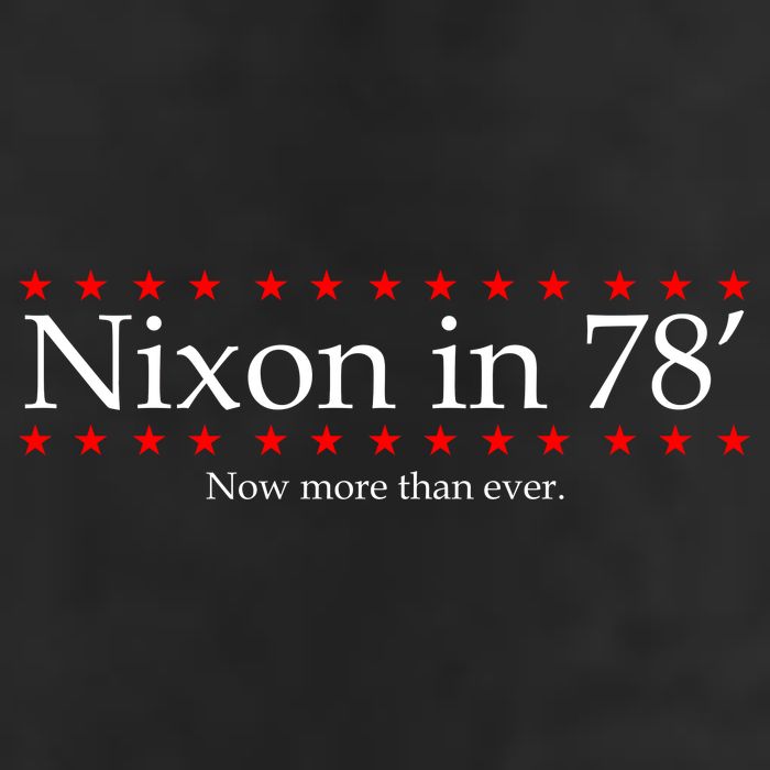 Richard Nixon in 78' 1978 Now More than Ever President Garment-Dyed Heavyweight T-Shirt