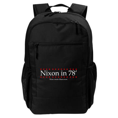Richard Nixon in 78' 1978 Now More than Ever President Backpack