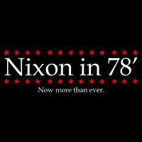 Richard Nixon in 78' 1978 Now More than Ever President 7-Panel Snapback Hat