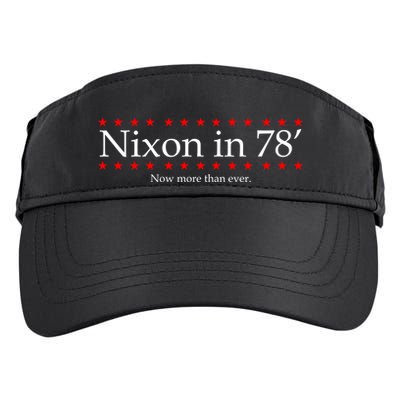 Richard Nixon in 78' 1978 Now More than Ever President Adult Drive Performance Visor