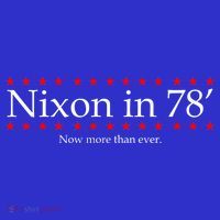 Richard Nixon in 78' 1978 Now More than Ever President Stripe Pom Pom Beanie