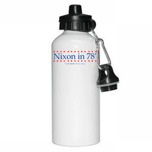 Richard Nixon in 78' 1978 Now More than Ever President Aluminum Water Bottle