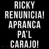 Ricky Renuncia Arranca Pa'l Carajo  T-Shirt