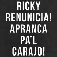 Ricky Renuncia Arranca Pa'l Carajo  11oz C Handle Ceramic Mug