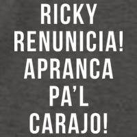 Ricky Renuncia Arranca Pa'l Carajo  Vector Backpack