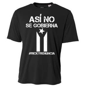 Ricky Renuncia Bandera Negra Puerto Rico Cooling Performance Crew T-Shirt