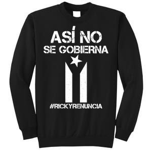 Ricky Renuncia Bandera Negra Puerto Rico Sweatshirt