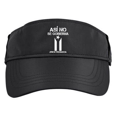 Ricky Renuncia Bandera Negra Puerto Rico Adult Drive Performance Visor