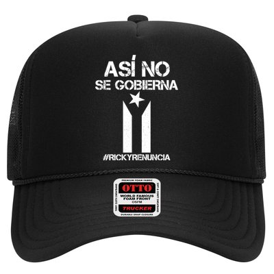 Ricky Renuncia Bandera Negra Puerto Rico Trucker Hat