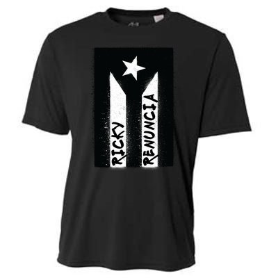 Ricky Renuncia Puerto Rico Flag Cooling Performance Crew T-Shirt