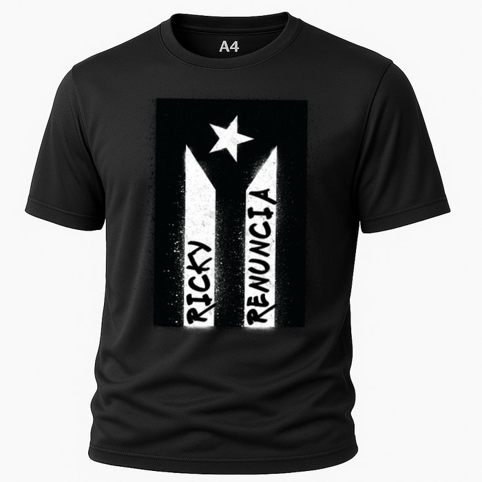 Ricky Renuncia Puerto Rico Flag Cooling Performance Crew T-Shirt
