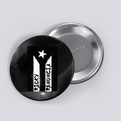 Ricky Renuncia Puerto Rico Flag Button