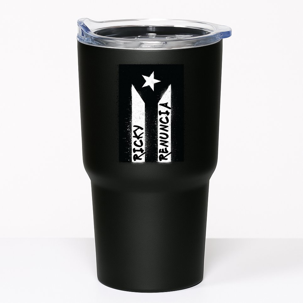 Ricky Renuncia Puerto Rico Flag Tumbler