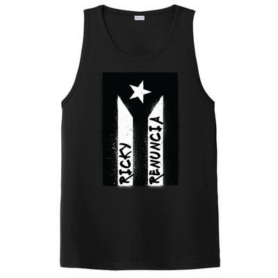 Ricky Renuncia Puerto Rico Flag PosiCharge Competitor Tank