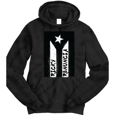 Ricky Renuncia Puerto Rico Flag Tie Dye Hoodie