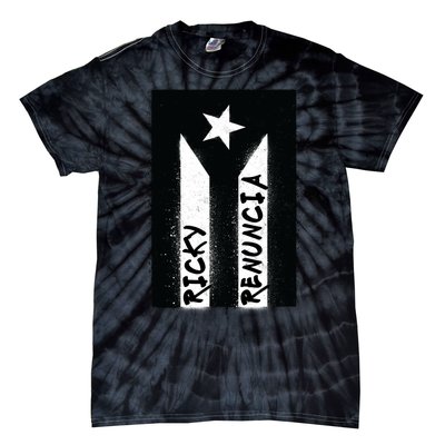 Ricky Renuncia Puerto Rico Flag Tie-Dye T-Shirt