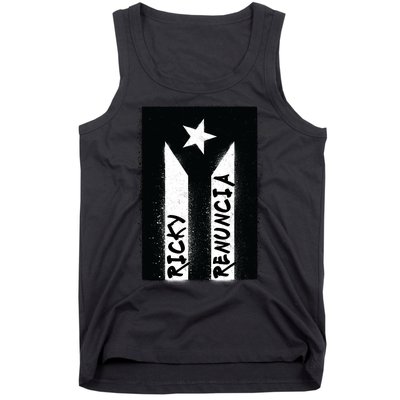 Ricky Renuncia Puerto Rico Flag Tank Top