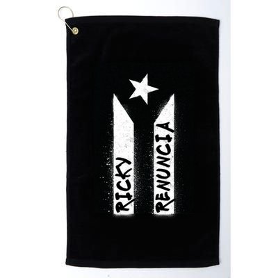 Ricky Renuncia Puerto Rico Flag Golf Towel