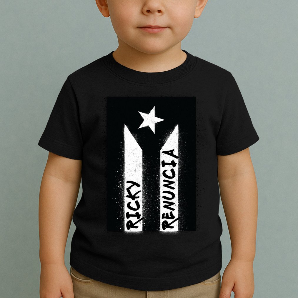 Ricky Renuncia Puerto Rico Flag Toddler T-Shirt