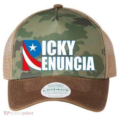 Ricky Renuncia Puerto Rico Star Logo Legacy Tie Dye Trucker Hat