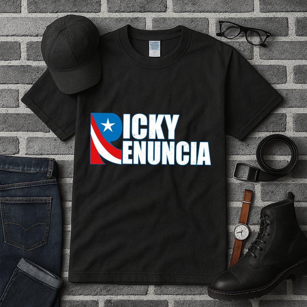 Ricky Renuncia Puerto Rico Star Logo Tall T-Shirt
