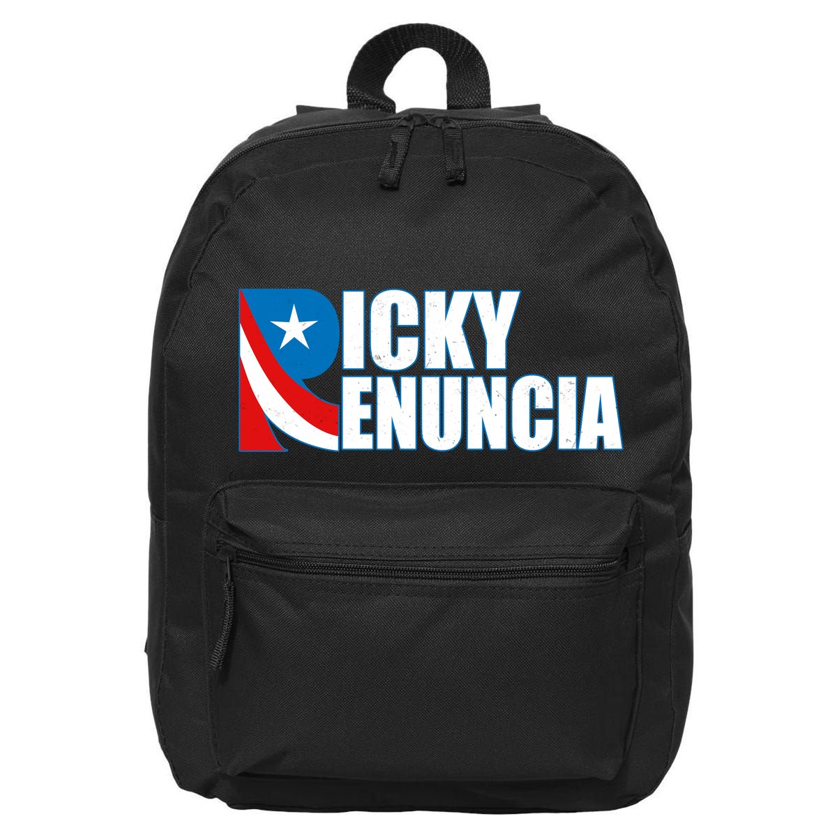 Ricky Renuncia Puerto Rico Star Logo 16 in Basic Backpack