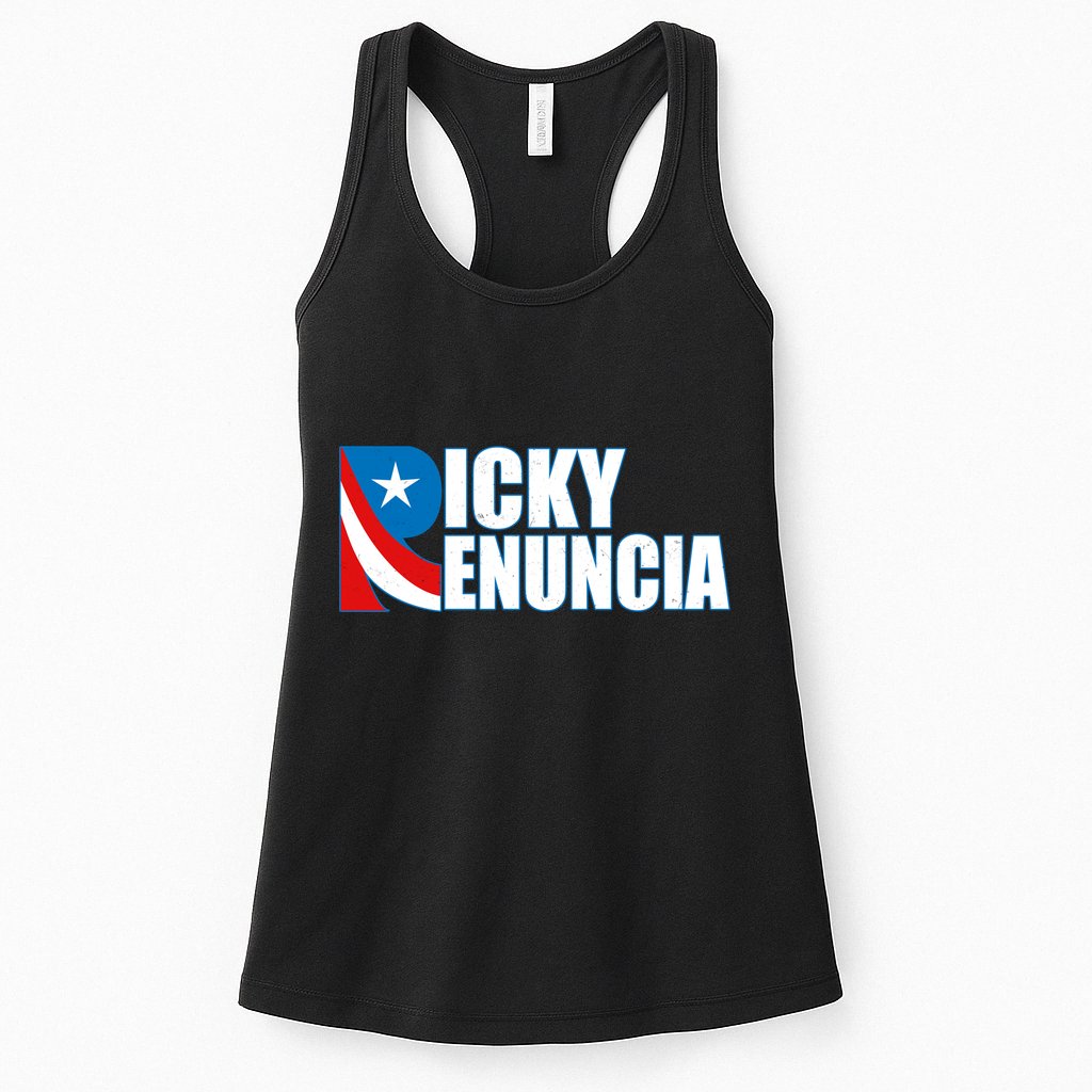 Ricky Renuncia Puerto Rico Star Logo Womens Tank Top