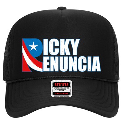 Ricky Renuncia Puerto Rico Star Logo Trucker Hat