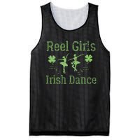 Reel  Irish Dance Clovers Funny Saint Patricks Day Mesh Reversible Basketball Jersey Tank