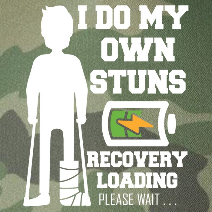 Retro I Do All My Own Stunts Recovery Loading Please Wait...Gift Legacy Tie Dye Trucker Hat