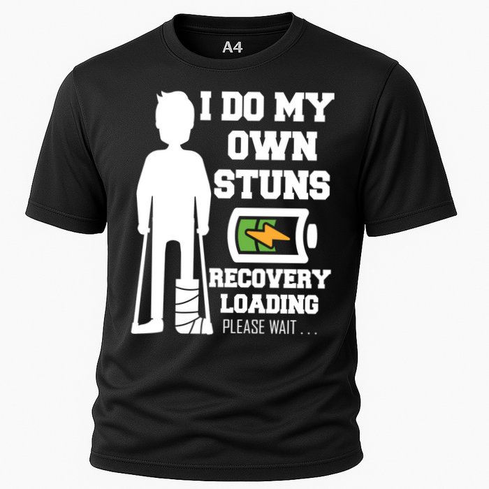 Retro I Do All My Own Stunts Recovery Loading Please Wait...Gift Performance Shirt