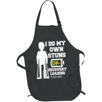 Retro I Do All My Own Stunts Recovery Loading Please Wait...Gift Apron