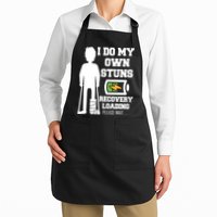 Retro I Do All My Own Stunts Recovery Loading Please Wait...Gift Apron