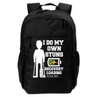 Retro I Do All My Own Stunts Recovery Loading Please Wait...Gift Backpack