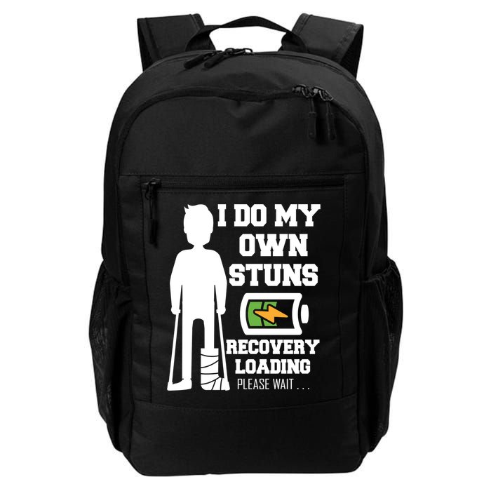 Retro I Do All My Own Stunts Recovery Loading Please Wait...Gift Backpack