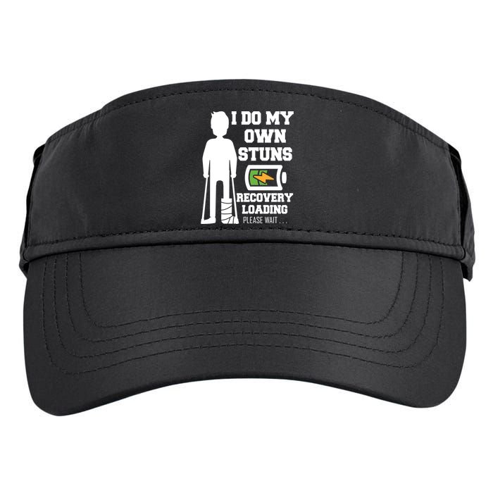 Retro I Do All My Own Stunts Recovery Loading Please Wait...Gift Adult Drive Performance Visor