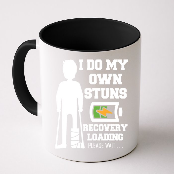 Retro I Do All My Own Stunts Recovery Loading Please Wait...Gift Mug