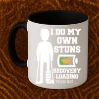 Retro I Do All My Own Stunts Recovery Loading Please Wait...Gift Mug