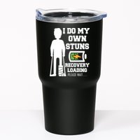 Retro I Do All My Own Stunts Recovery Loading Please Wait...Gift Tumbler