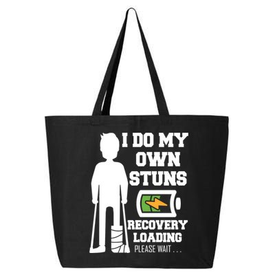 Retro I Do All My Own Stunts Recovery Loading Please Wait...Gift 25L Jumbo Tote