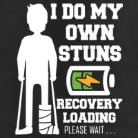 Retro I Do All My Own Stunts Recovery Loading Please Wait...Gift Trucker Hat