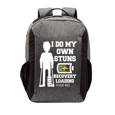 Retro I Do All My Own Stunts Recovery Loading Please Wait...Gift Vector Backpack