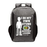 Retro I Do All My Own Stunts Recovery Loading Please Wait...Gift Vector Backpack